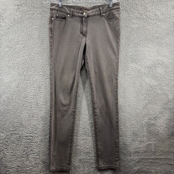 J. McLaughlin Denim - J. McLaughlin Women’s Size 8 Beige Stretch Classic Fit Pants Trousers Casual